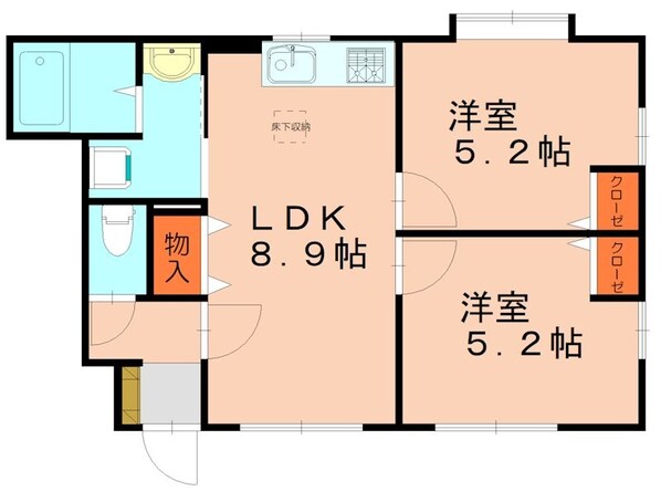 篠栗駅 徒歩24分 1階の物件間取画像